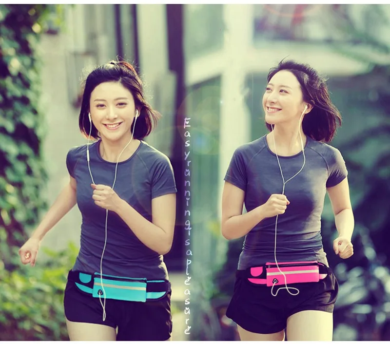 New Outdoor Running Waist Bag Waterproof Mobile Phone Holder Jogging Belt Belly Bag Women Gym Fitness Bag Lady Sport Accessories (20)