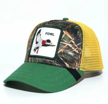 

2019 New Summer trucker cap mesh snapback hip hop hats for men embroidery baseball cap FOWL-GREEN