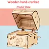 DIY Hand Crank Music Box Model 3D Wooden Puzzle Toy Self Assembly Wood Craft Kit adult kids toy Parent-child interactive game ► Photo 2/6