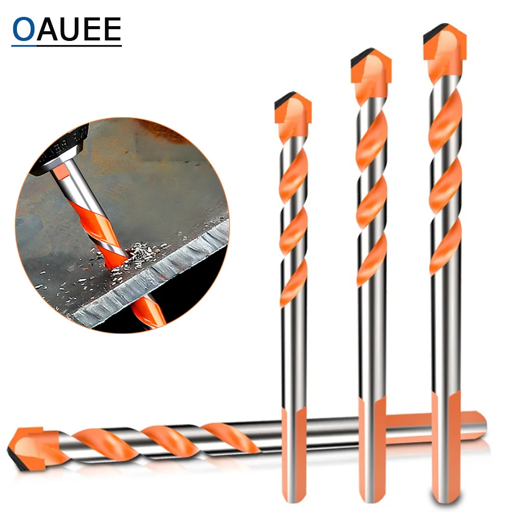 

Oauee Threaded Triangle Tungsten Steel Wall Tile Concrete Drilling Bit Household Marble Overlord Drill Hand Electric Drill