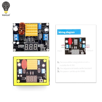 

WAVGAT VHM-111 Digital Step Up Power Supply Module Boost 5A DC-DC 3V-35V to 5V-45V Voltage Regulator Digital Boost Module