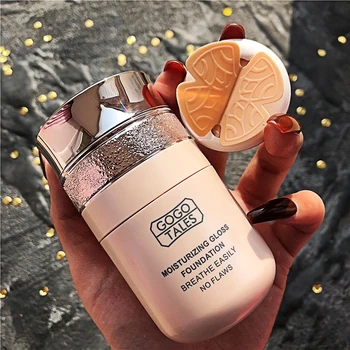 

Gogo Tales Soft Light Liquid Foundation Students Cheap Concealer Moisturizing Foundation Cream