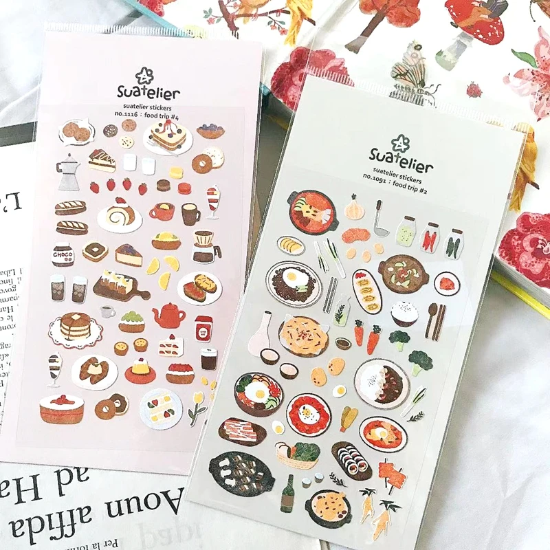 Food Stickers Scrapbooking, Scrapbook Stickers Food