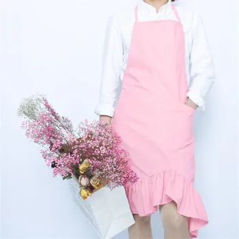 

Japanese Cotton And Linen Pleated Butterfly Apron Cooking Kitchen Restaurant Bib Oil-Resistant Simple Household Apron