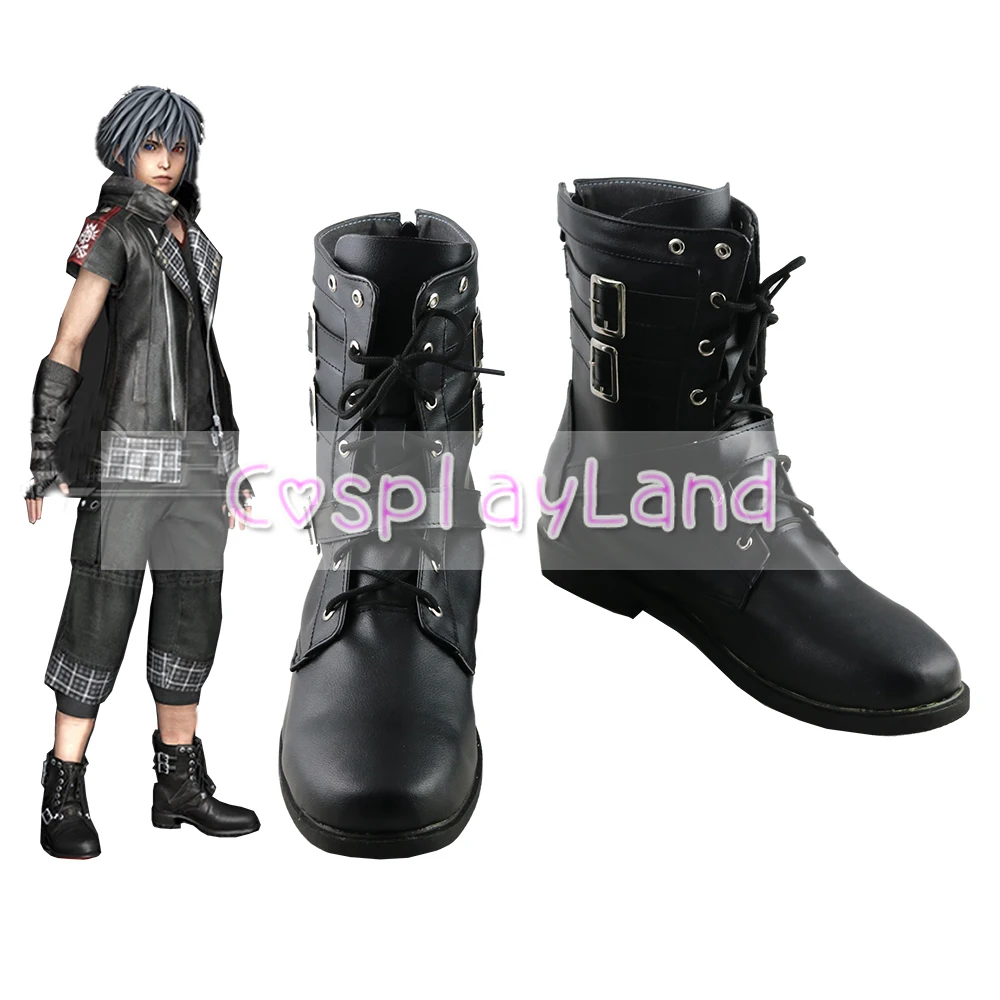 Kingdom Hearts 3 Yozora Nero Cosplay Stivali Scarpe Da Uomo Scarpe Costume Su Misura Accessori Di Halloween Del Partito Di Scarpe
