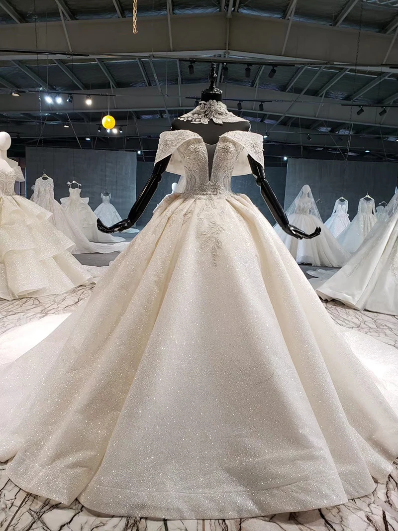 cheap sparkly wedding dresses