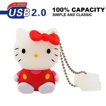 

Mini Cartoon Usb Drive Hello Kitty Usb Pendrive Flashdrive 16gb 32gb Pen Drive Memory Stick Cute Gift Usb Flash Drive 2.0 Gifts