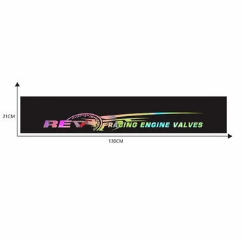 

Front+Rear Car Stickers Windshield Racing Decals Vinyl Emblems Graphics
