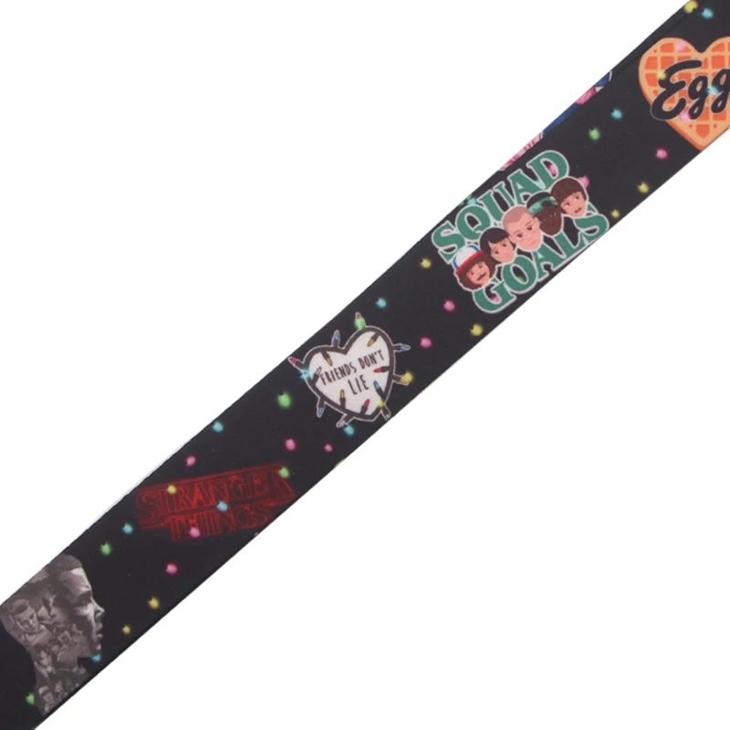 V221 20 шт./партия странные вещи брелок Lanyards держатель удостоверения личности ID карта пропуск мобильный телефон USB бейдж держатель ключевой ремень