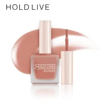 

Hold live juice liquid blush Peach Liquid Facial Blush Matte Nude Cosmetics Repair Matte Blusher rubor Ruddy Korean Makeup TSLM1