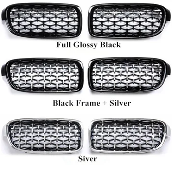 

One Pair M3 style kidney Grill grid for BMW 3 Series 2012-2018 F30 F31 F35 316i 318d 320i 325d Diamond Style Front Grills