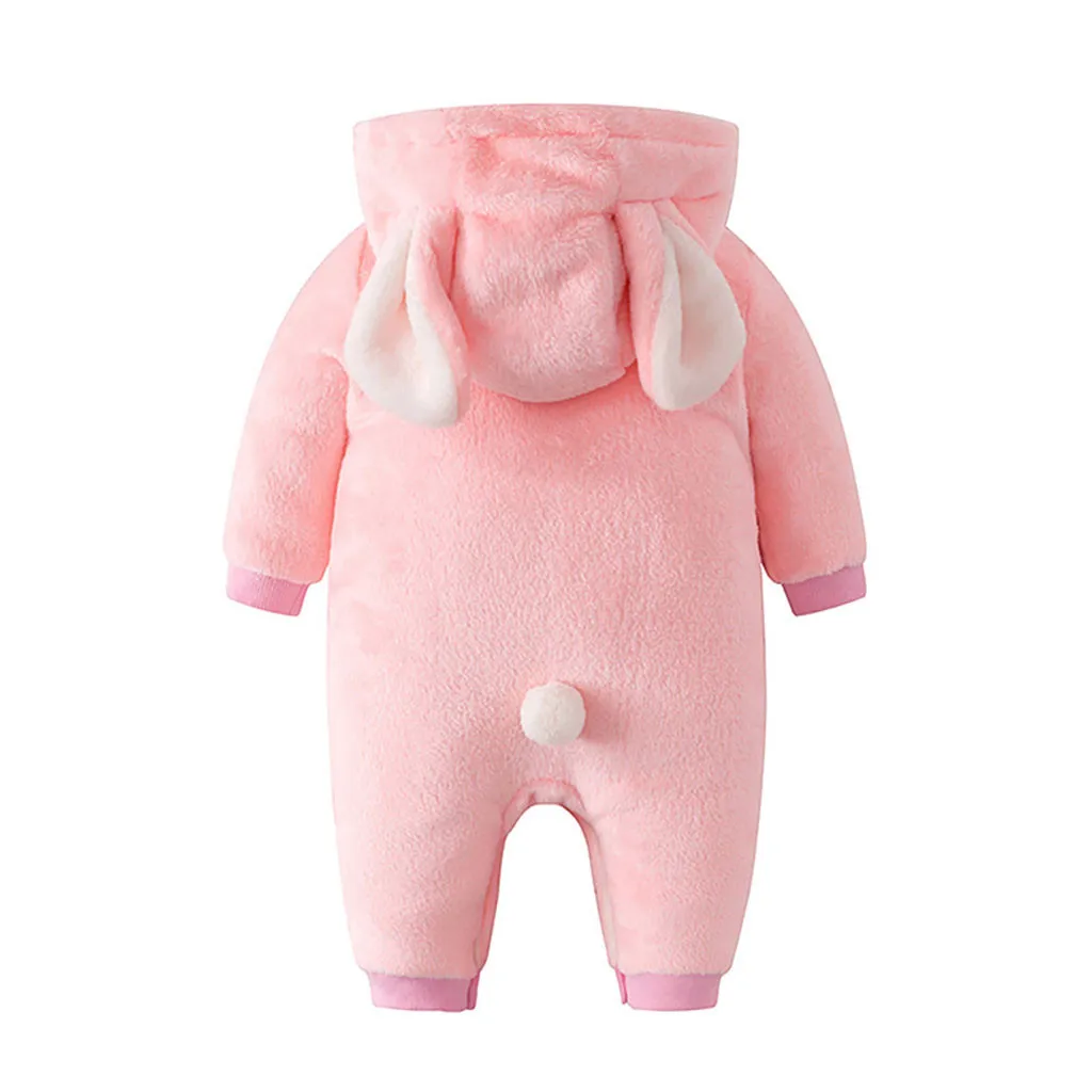 SAGACE/Kwaii/Зимний комбинезон для новорожденных мальчиков и девочек; теплый хлопковый комбинезон; комплекты одежды для маленьких девочек