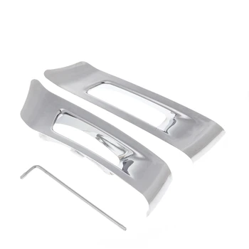 

1 Pair ABS Chrome Steering Wheel Cover Insert Sticker Trim For Citroen C-Quatre 2012