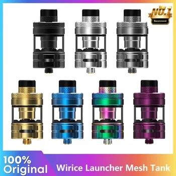 

Original Wirice Launcher Mesh Tank 4ml Atomizer 22mm RTA Single Coil Building Adjustable Bottom Airflow Vaporizer Fit Gen S Mod