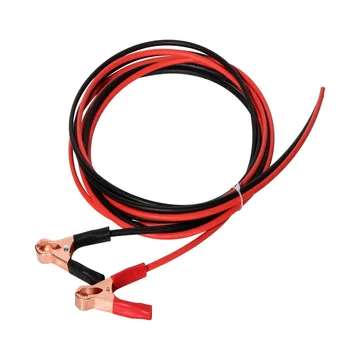 BOGUANG 1sets Red/Black Solar Cable with Alligator clips for Rechargeable Battery 12V solar panel solar cell solar module