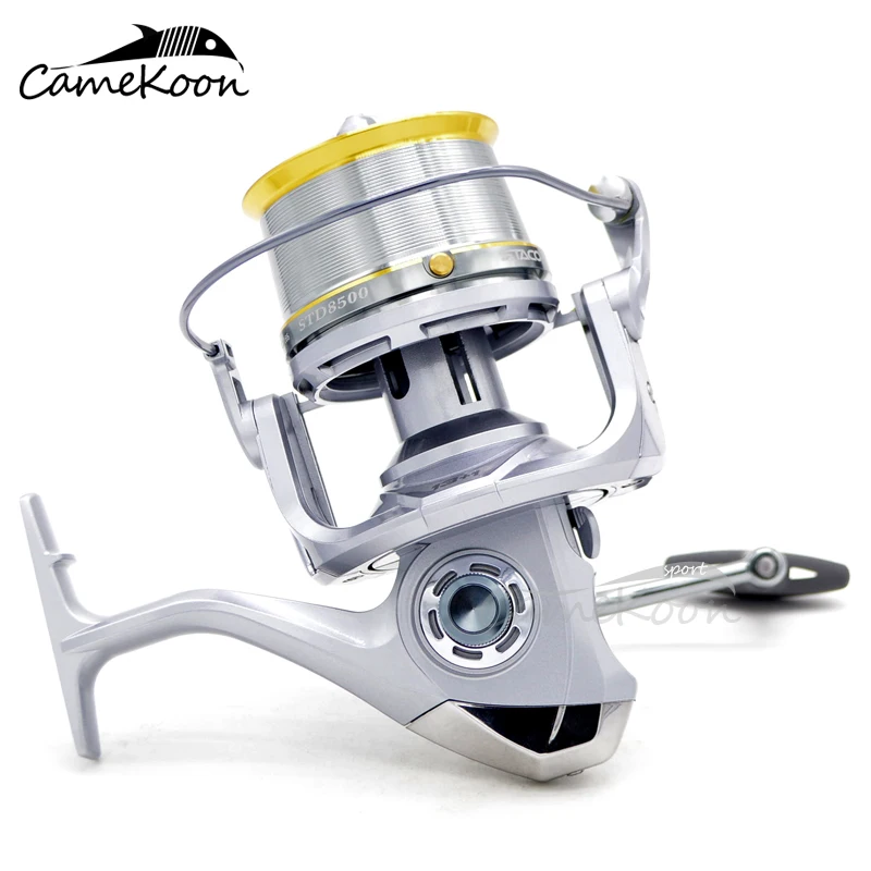 CAMEKOON Spinning Reel Aluminum Body /& Spool Saltwater Surf Long Casting Fishing