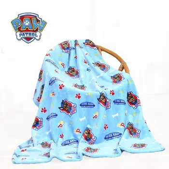 

100% Genuine Paw Patrol chase cartoon Candy air conditioning multi-function plush quilt Kids Kindergarten Blanket kids toy
