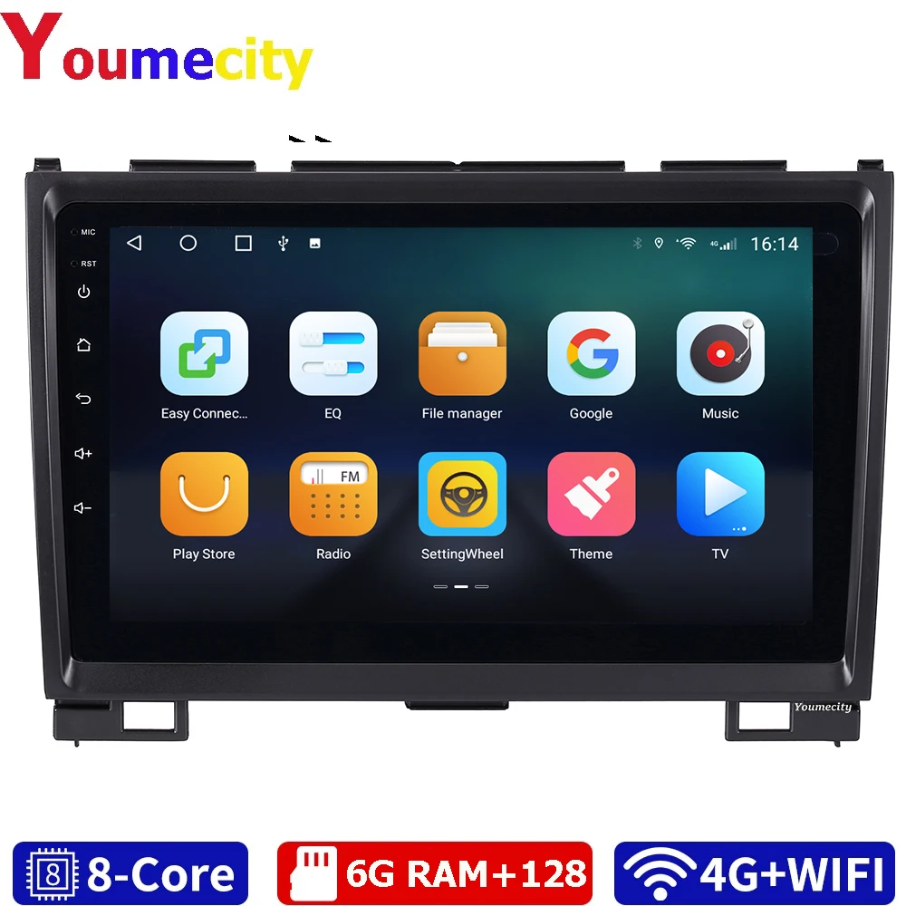 Youmecity Восьмиядерный/Android 10 0 автомобильный мультимедийный плеер DVD Gps для Haval Hover