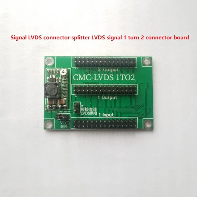 Yqwsyxl Signal Lvds Connector Splitter Lvds Driver Board Advertising  Machine Signal 1 Turn 2 Same Screen Display Hd - Tablet Lcds & Panels -  AliExpress