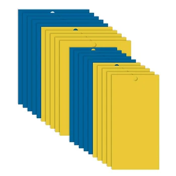 

40pcs Strong Flies Traps Bugs Sticky Board Catching Aphid Insects Pest Killer Outdoor Fly Trap for Aphids Fungus GnatsLeaf