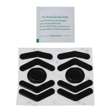 

2 Sets 0.6mm Mouse Skates Mouse Stickers Pad for logitech G604 Mouse 7XED