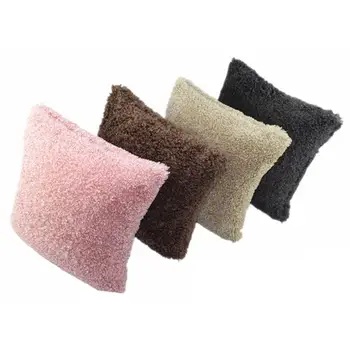 

45x45cm Super Pillowcase Soft Plush Faux Fur Covers Pillows Shell Home Bed
