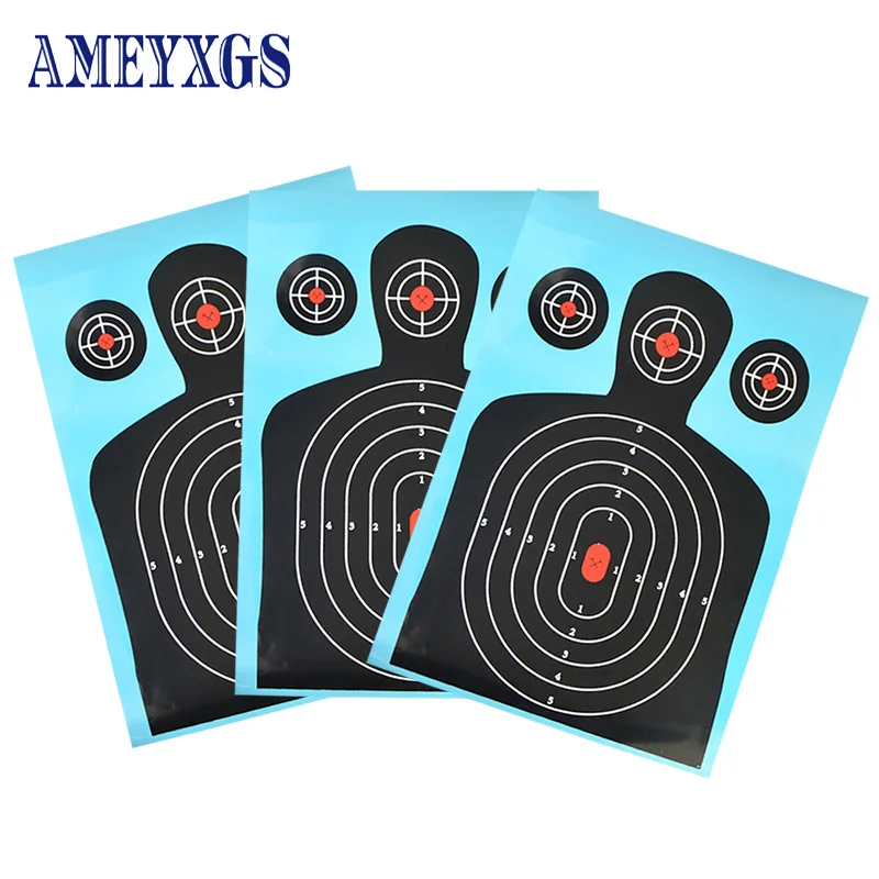 

4 Pcs 12Ã—18inch Archery Target Paper Bow Hunting Archery Kit Standard Target Shooting Sticker Bow and Arrow Training Accessories