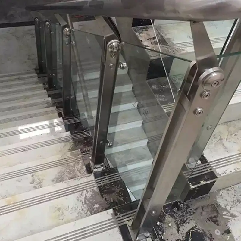 201 304 stainless steel handrail pillar indoor outdoor glass balcony balustrade post hardware railing staircase column shafts aliexpress 201 304 stainless steel handrail pillar