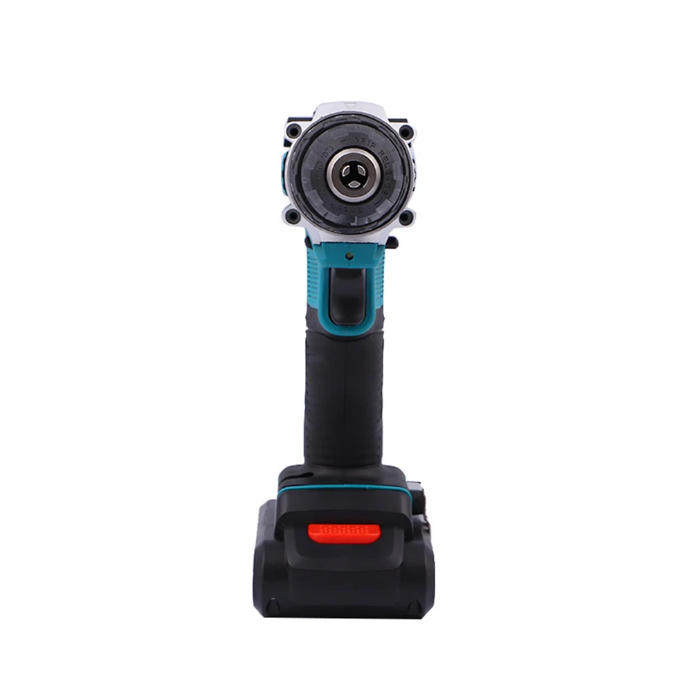 New 21V Impact Mini Drill Hammer Drill Electric Power Tool Cordless Impact Screwdriver Electric Hammer Drill For Renovation Team10