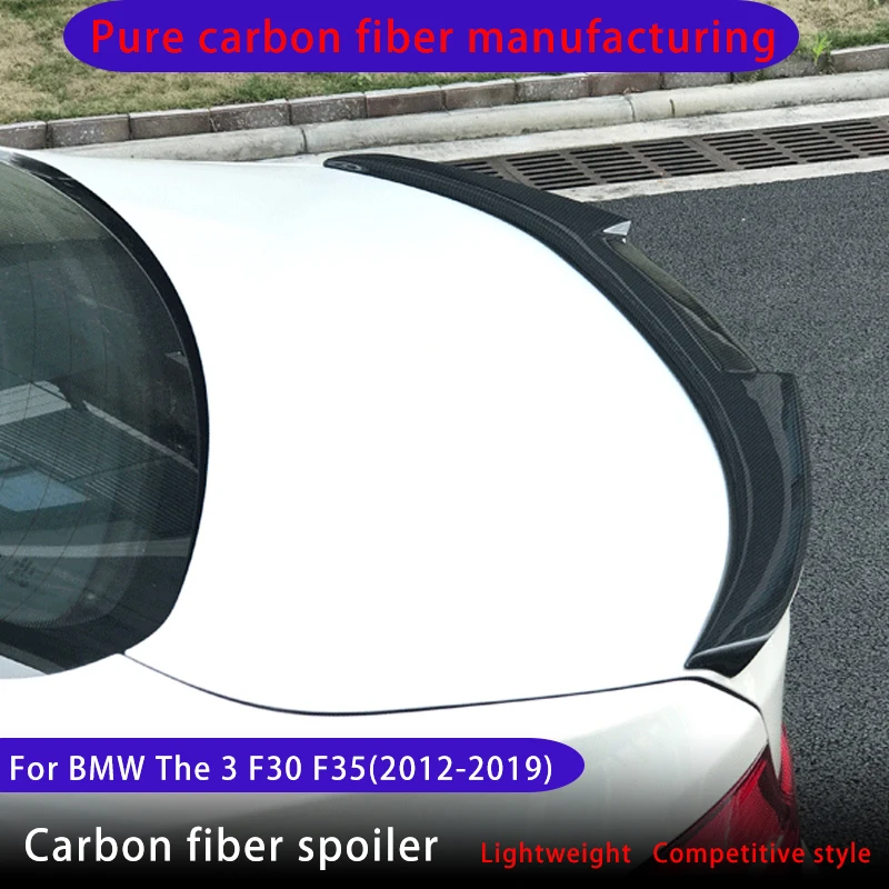 Спойлер из углеродного волокна для BMW Three Series 2012-2019 The 3 F30 F35 MP M4 CS M3 style спойлер |