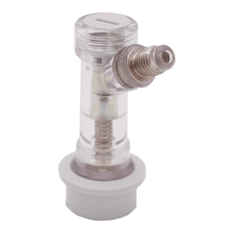 Ball Lock Disconnect with Check Valve Gas 1/4" MFL Thread Check Valve Disconnect Homebrew Beer Soda Kegging Parts beer brewing equipment homebrew fitting beer quick disconnect