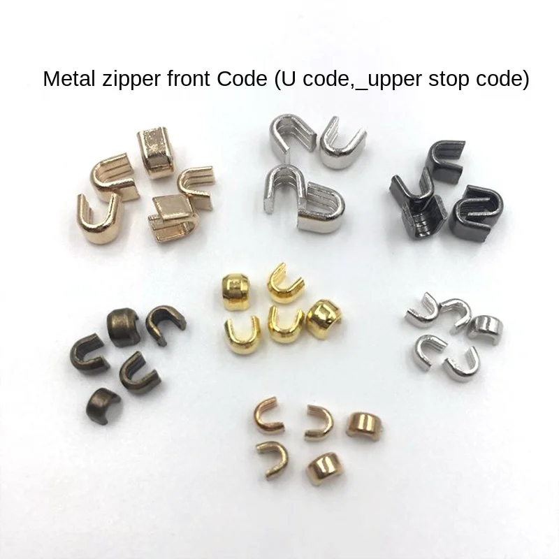 15Sets 5 Metal Zipper Repair Up Zipper Stopper For DIY Accessories