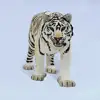 6.2 Inch White Tiger Environmental PVC Realistic Zoo Figures Jungle Wild Animals Siberian Tiger Model Kids Educational Toy 5