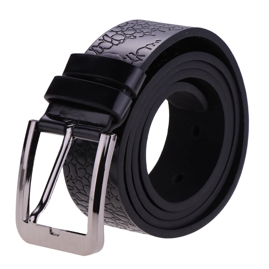 Men's Pin Buckle Belt PU Leather Waistband Waistbelt Fashion Accessory Gift