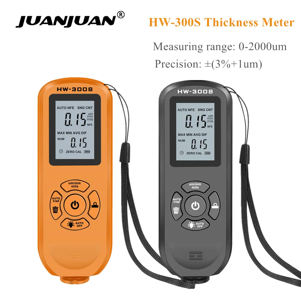 Digital Backlight LCD Film Car Paint Thickness Gauge thickness gauge paint thickness gauge Coating Thickness Meter