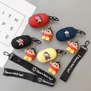 

DIY Cartoon Cute Silicone Bluetooth Earphone Case For Samsung Galaxy Buds 2019 Cute Protective Cover For Galaxy Buds Box Decor