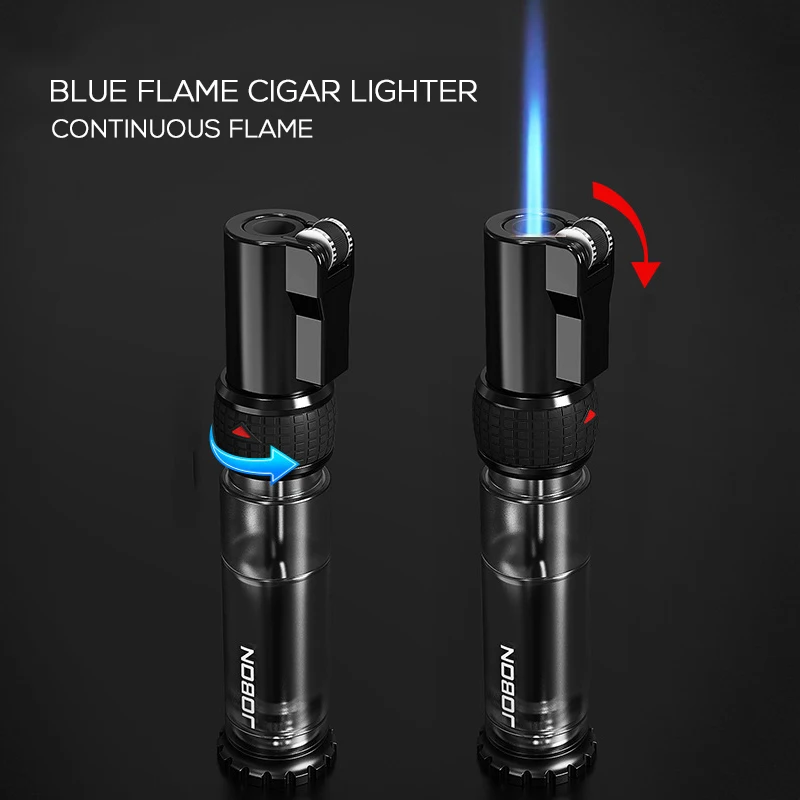 Butane Gas Lighter Cigarette Lighter JOBON Cigar Torch Jet Lighter Refillable Butane Windproof