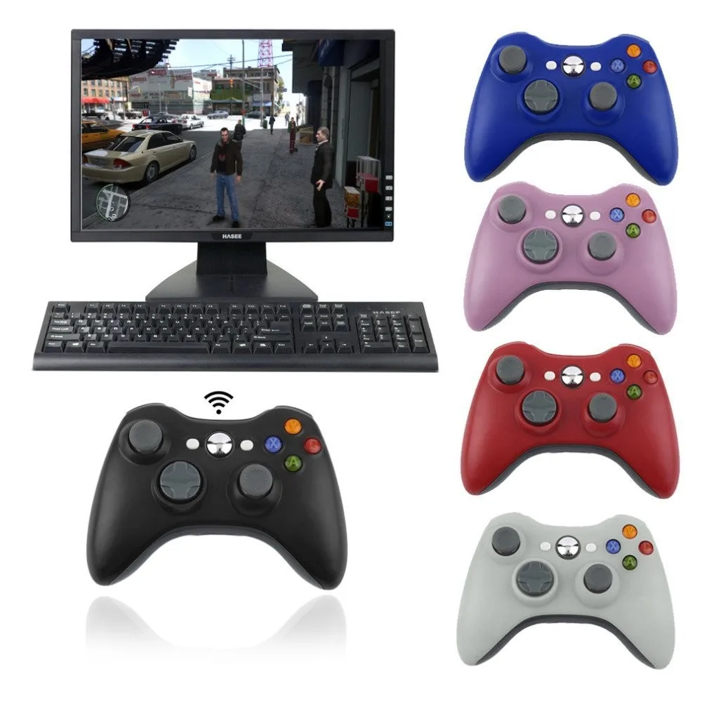 40 шт 2 4 GHz беспроводной контроллер для XBOX 360 игр Bluetooth Джойстик Microsoft игровой