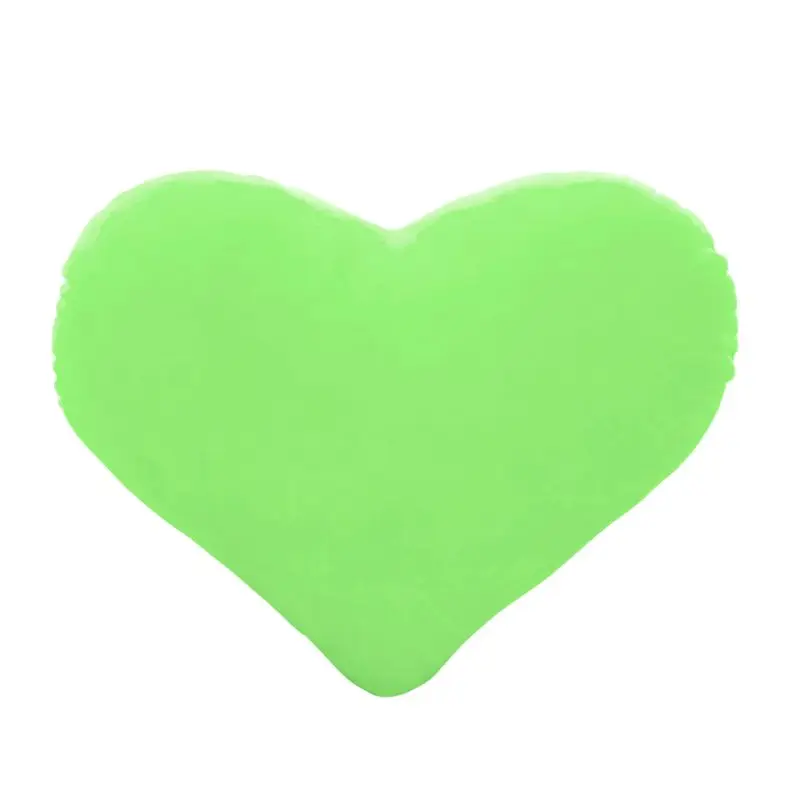 Green 15 см декоративная подушка в форме сердца, ПП хлопок, мягкая креативная кукла, подарок для влюбленных - Цвет: Green