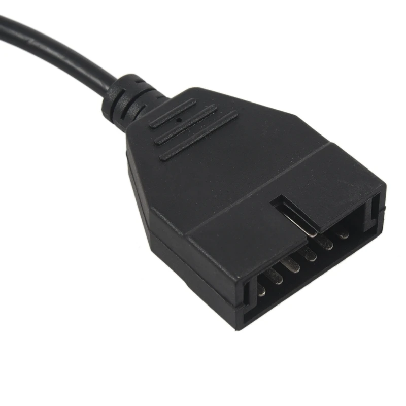OBD2 удлинитель 12 Pin к 16 Женский OBD1 OBDII коннектор адаптер для GM транспортных
