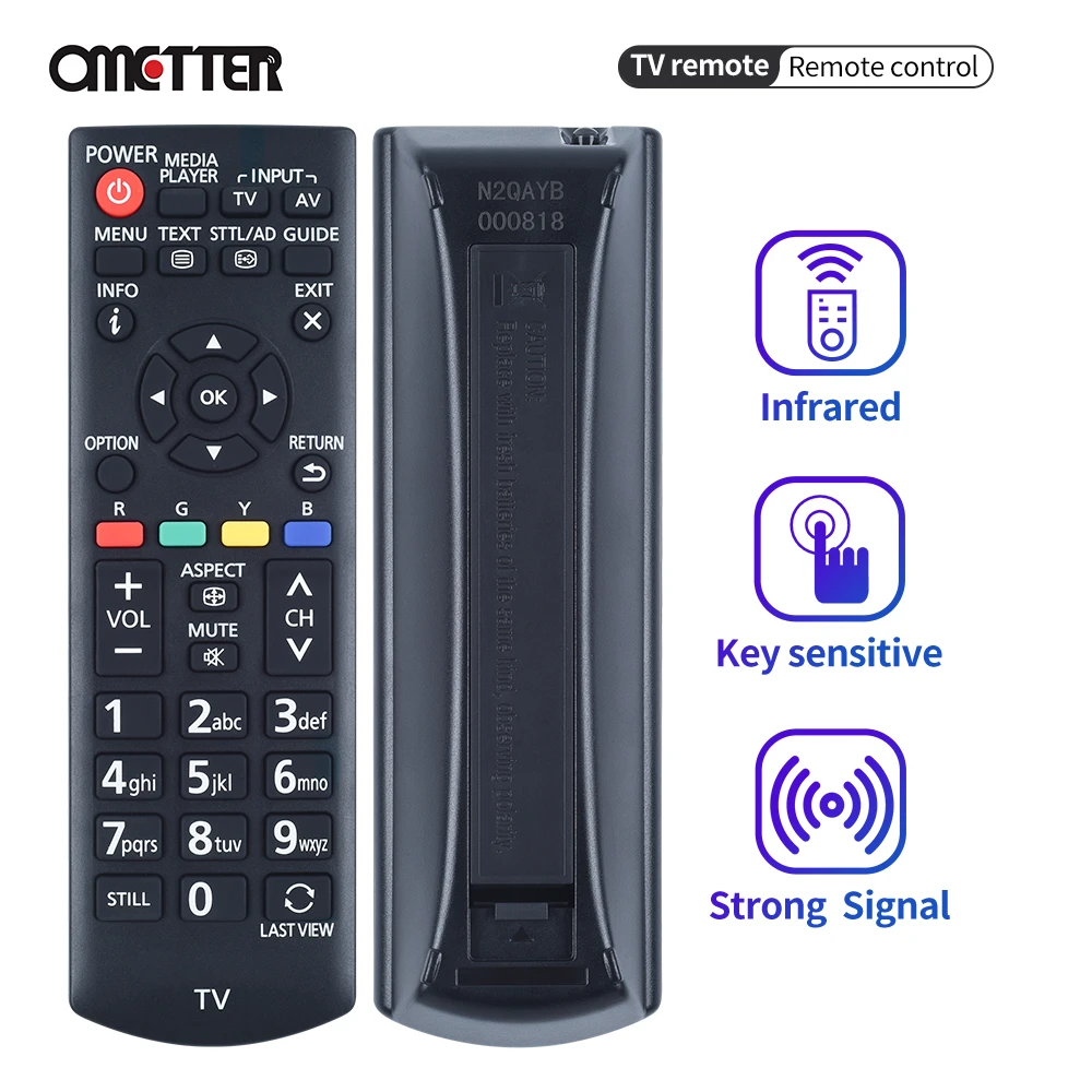 samsung smart tv remote New  Suitable for Panasonic plasma TV remote control N2QAYB000818 N2QAYB000823 General N2QAYB000976 N2QAYB000816 panasonic tv remote control