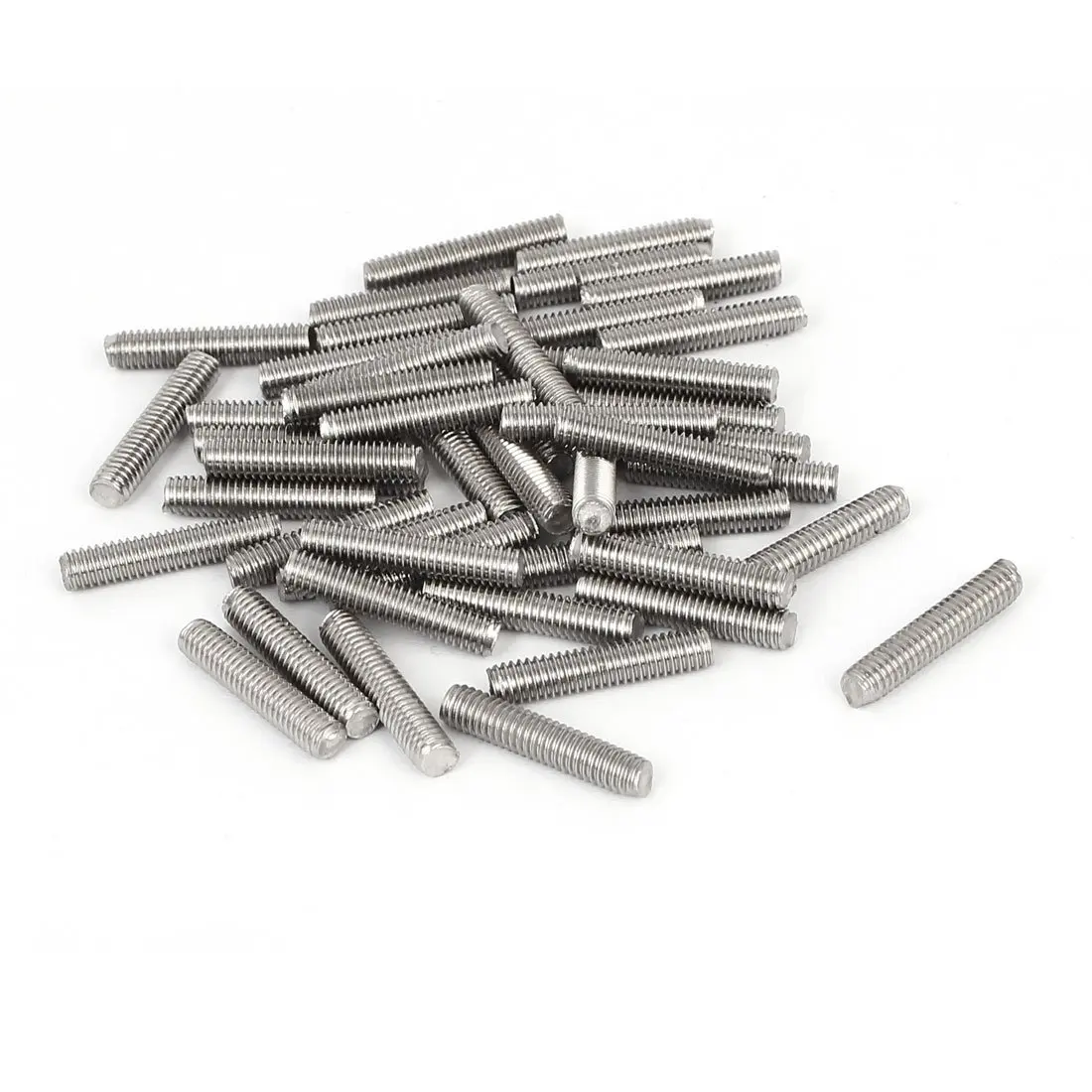 

M4 x 20mm 304 Stainless Steel Fully Threaded Rod Bar Studs Silver Tone 50 Pcs
