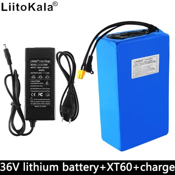

liitokala 36V 30Ah battery car electric vehicle lithium battery pack built-in BMS battery 21700 plug XT60 and charger