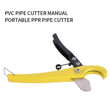 

8 Inch Aluminum Alloy Scissors Tube Cutter Tool with Fixed Bracket and Surface Painting Process for Plastic PVC PPR Pipe Cutting