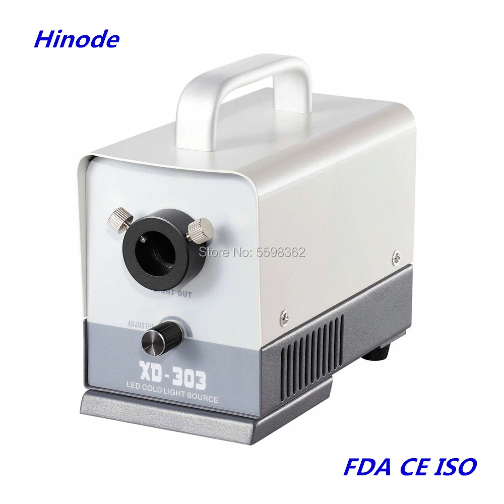 MINI Portable LED 20W Industry Microscope Microscopy Cold Light Source Optical Fiber Jewelry Identification Detection identification