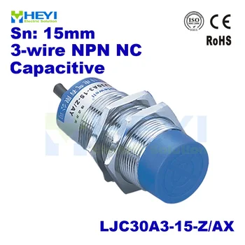 

M30 capacitive proximity sensor LJC30A3-15-Z/AX DC6-36V 3-wire NC NPN 300mA metal sensor