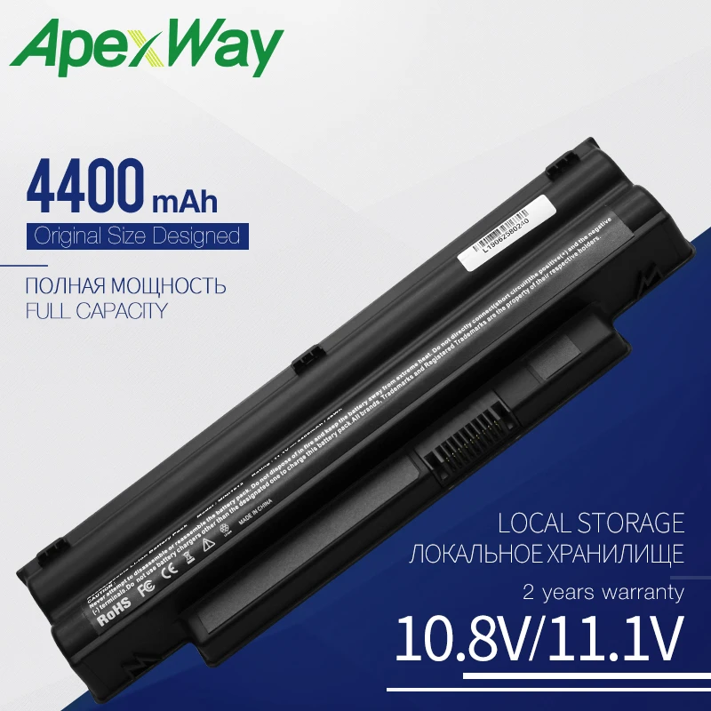 Черный Аккумулятор для ноутбука dell Inspiron Mini 1012 1018 2T6K2 312-0966 312-0967 3K4T8 854TJ 8PY7N CMP3D G9PX2 NJ644