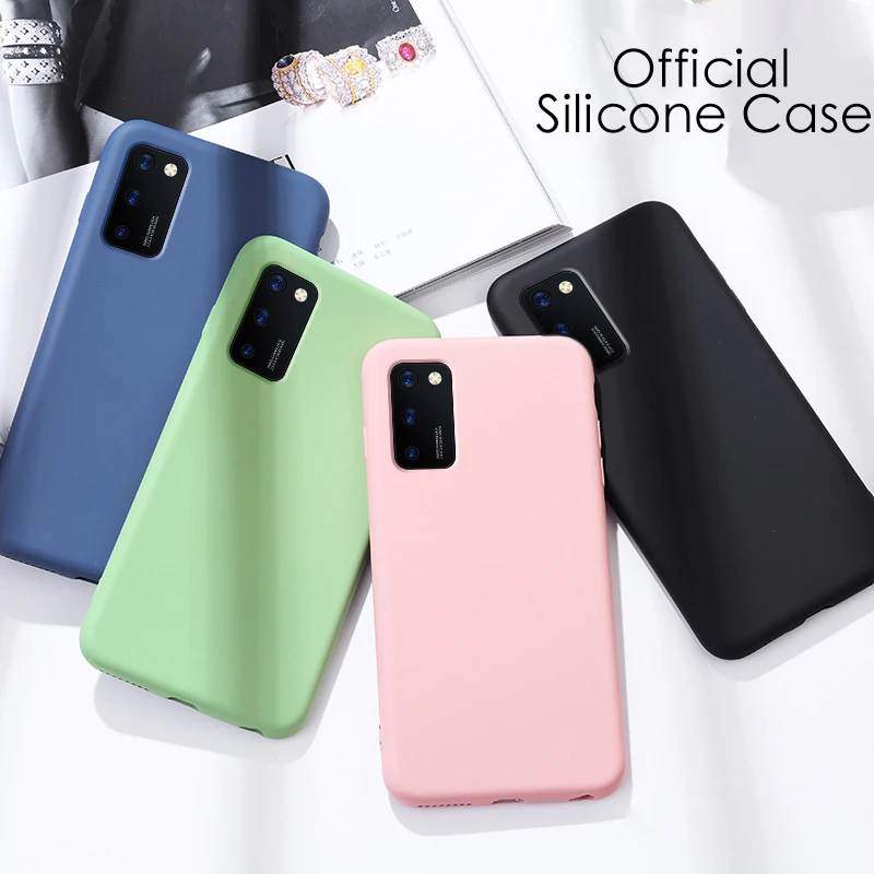 

Arvin Official Liquid Silicone Case for Huawei Honor V30 Pro V20 Case Slim Full Cover Soft Microfiber Lining Bottom Close