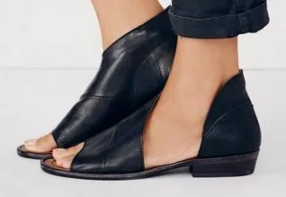 

Genuine Leather Head Layer Cowhide Sandals Women's Shoes