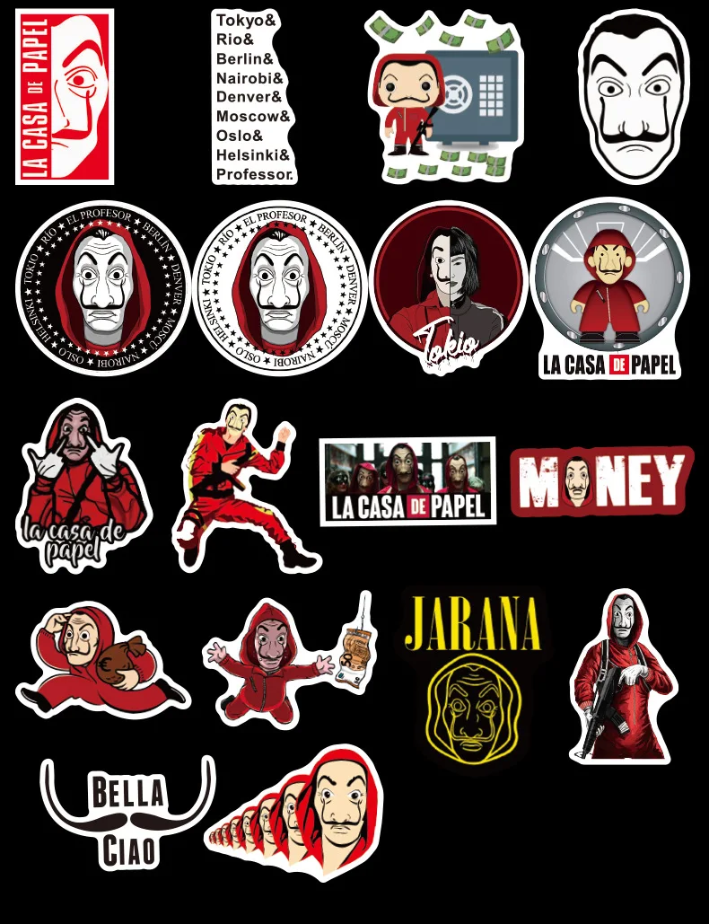 50 Buah TV Show Money Heist La Casa De 